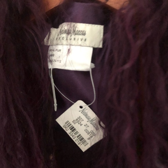 Luxe Neiman Marcus Mohair Stole with tags - Picture 3 of 6